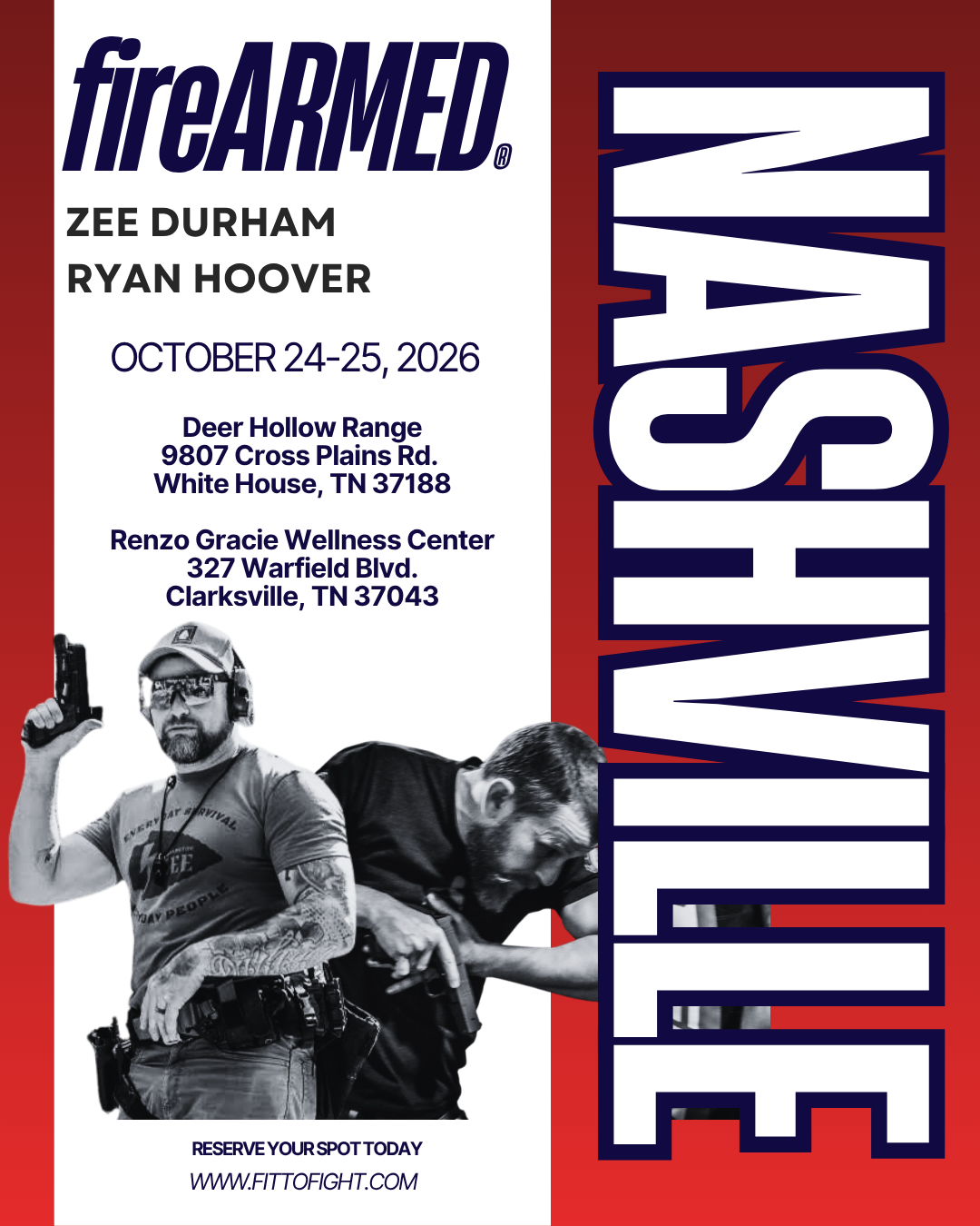 Nashville, TN | Oct 24-25 2026 | fireARMED™