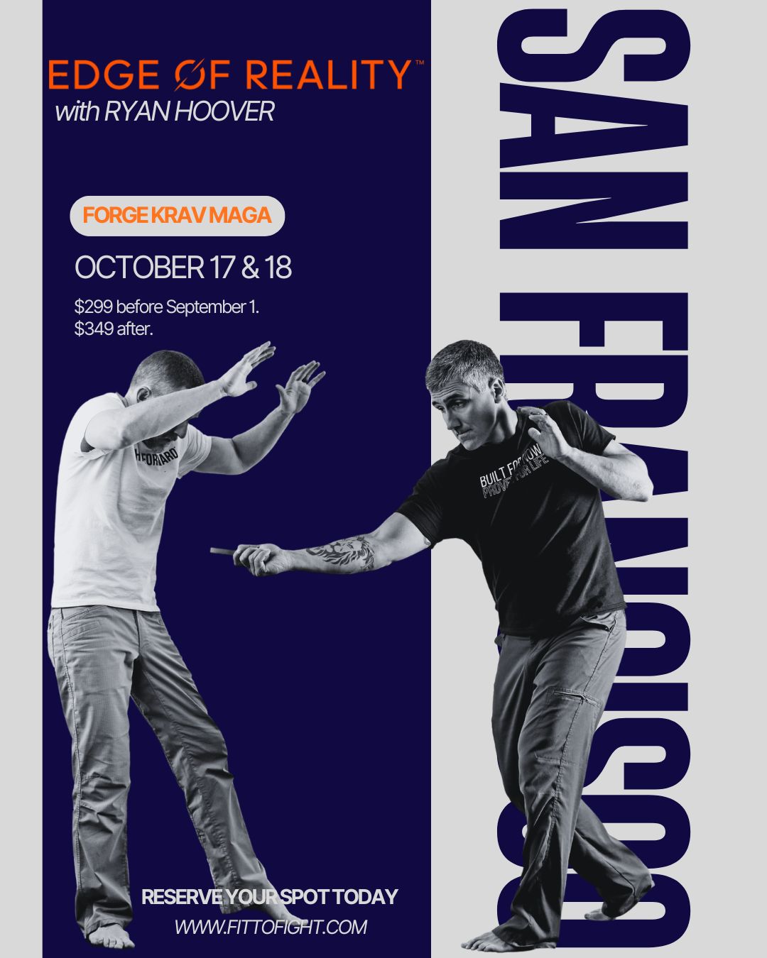 Edge of Reality™ Knife Defense – San Francisco, CA 2026